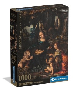 PUZZLE 1000 MUSEUM LEONARDO THE VIRGIN OF THE ROCK