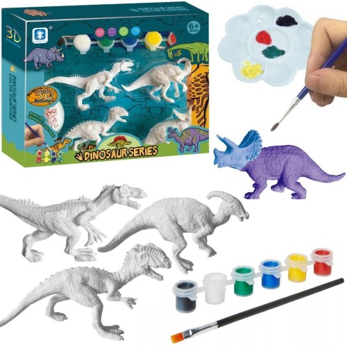 Dinozaury gipsowe do malowania, Trifox