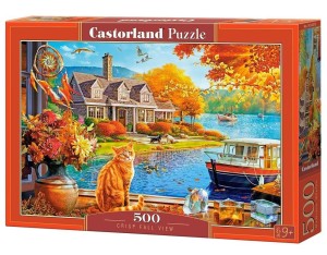 PUZZLE 500 CRISP FALL VIEW CASTOR, CASTORLAND