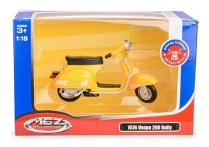 MSZ 1:18 1976 VESPA 200 RALLY/67709/YELLOW, DAFFI