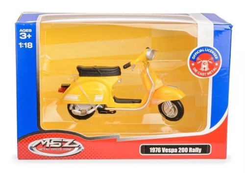 MSZ 1:18 1976 Vespa 200 Rally/67709/yellow, Daffi