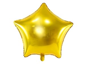 BALON FOLIOWY GWIAZDKA 48CM ZŁOTA
