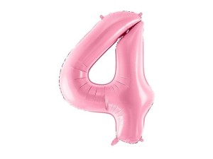 BALON FOLIOWY 4 RÓŻOWY 86CM