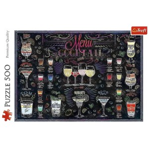 PUZZLE 500 KARTA DRINKÓW TREFL, TREFL