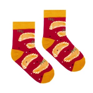 SKARPETKI DZIECIĘCE PIEROGI BORDOWE 31-35