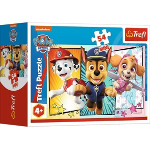 PUZZLE 54 MINI BĄDŹ JAK PSI PATROL 3 TREFL, TREFL