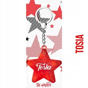 BRELOK GWIAZDKA TOSIA, BE-HAPPY GIFTS