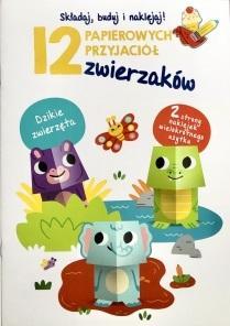12 PAPIEROWYCH PRZYJACIÓŁ ZWIERZAKÓW. DZIKIE...