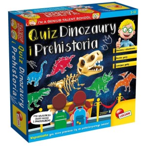 MAŁY GENIUSZ - QUIZ DINOZAURY I CZŁOWIEK PIERWOTNY
