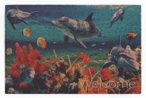 WYCIERACZKA KOKOSOWA Z NADRUKIEM 40X60CM OCEAN