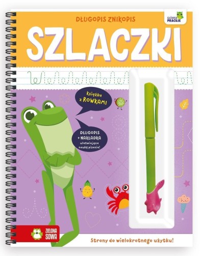 Długopis znikopis. Szlaczki, praca zbiorowa