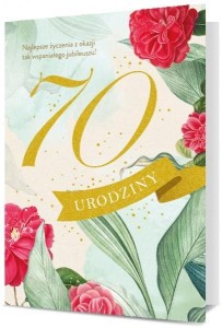 KARNET URODZINY 70 K. B6-1907