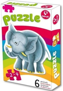 PIERWSZE PUZZLE - ZWIERZĄTKA 2, KUKURYKU