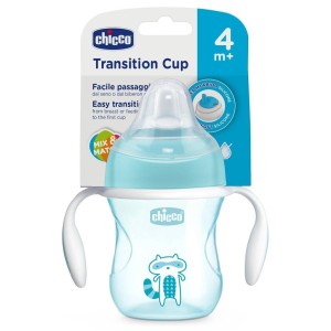 KUBEK TRENINGOWY Z MIĘKKIM USTNIKIEM 200ML NIEBIES