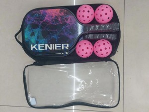 ZESTAW PICKLEBALL RAKIETKI+4 PIŁKI+POKROWIEC