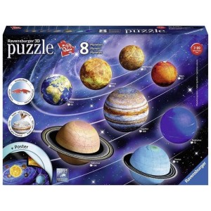 PUZZLE 3D UKŁAD PLANET 522 ELEMENTY, RAVENSBURGER