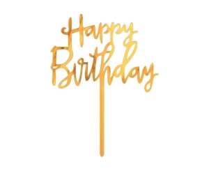 DEKORACJA AKRYLOWA B&C HAPPY BIRTHDAY 14X10CM