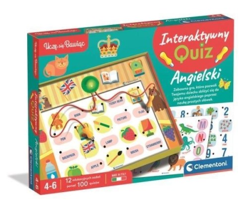 Interaktywny quiz Angielski, Clementoni