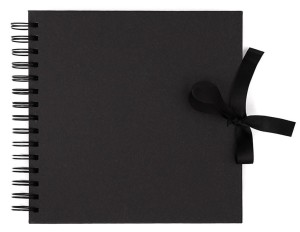 ALBUM DO ZDOBIENIA 20,5X20,5CM/40K CZARNY