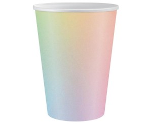 KUBECZKI PAPIEROWE OMBRE 266ML 6SZT