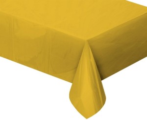 OBRUS FOLIOWY, METALICZNY ZŁOTY 137X183CM