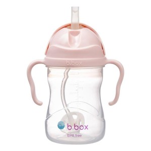 BIDON ZE SŁOMKĄ BLUSH 240ML, B.BOX FOR KIDS