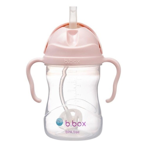 Bidon ze słomką Blush 240ml, B.box for kids