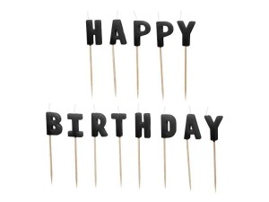 ŚWIECZKI URODZINOWE HAPPY BIRTHDAY 2.5CM