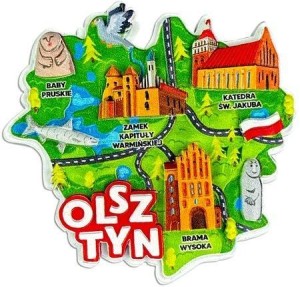 MAGNES I LOVE POLAND OLSZTYN ILP-MAG-C-MAZ-47