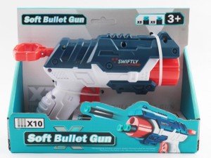 PISTOLET NA POCISKI SOFT 10SZT, MADEJ