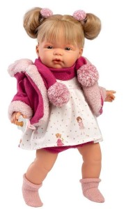 LALKA PŁACZĄCA JOELLE 38CM, LLORENS