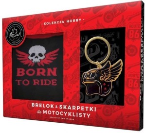 ZESTAW BRELOK + SKARPETKI DLA MOTOCYKLISTY