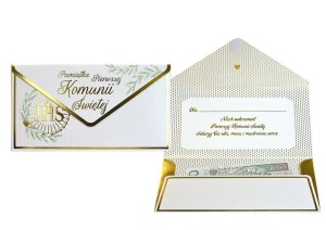 KOPERTA PODARUNKOWA KOMUNIA