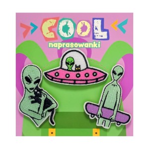 NASZYWKI/ NAPRASOWANKI NA PLECAK COOL. UFO, MCD