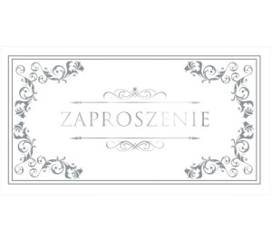 ZAPROSZENIA STYLE NR 05 (OPAKOWANIE 10 SZT)