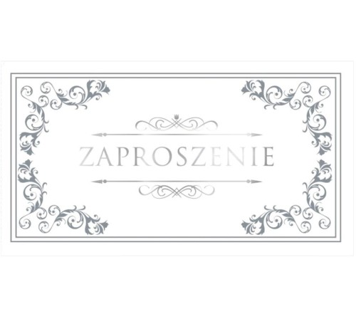 Zaproszenia Style nr 05 (opakowanie 10 szt)