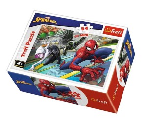 PUZZLE 54 MINI CZAS NA SPIDER-MANA 1 TREFL, TREFL