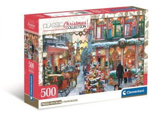 PUZZLE 500 COMPACT JOY OF CHRISTMAS, CLEMENTONI