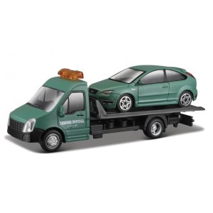 STREET FIRE TRANSPORT W FORD FOCUS ST DULL 1:43