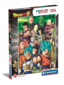 PUZZLE 104 SUPER KOLOR DRAGONBALL, CLEMENTONI