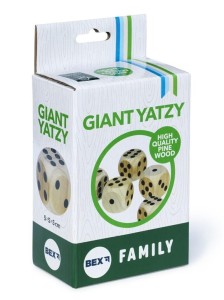 GRA PLENEROWA GIGANTYCZNE YATZY FAMILY DREWNO
