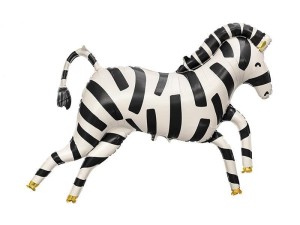 BALON FOLIOWY ZEBRA 115X85CM