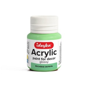 FARBA AKRYLOWA WIOSENNA ZIELEŃ 20ML, IDEYKA