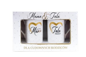 KUBEK KOMPLET Q 897 CUDOWANA MAMA/WSPANIAŁY TATA