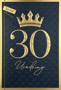 KARNET B6 URODZINY 30