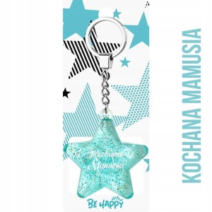 BRELOK GWIAZDKA KOCHANA MAMUSIA, BE-HAPPY GIFTS