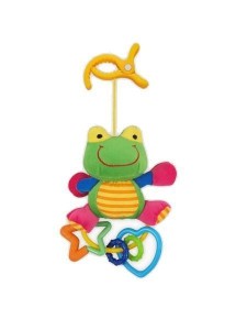 ZAWIESZKA Z GRZECHOTKĄ ŻABKA, BABY MIX
