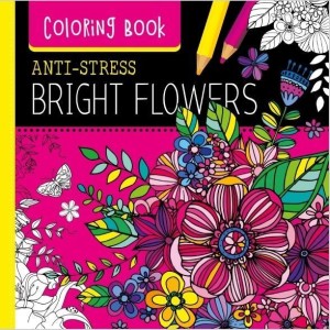 KOLOROWANKA ANTYSTRESOWA 250X250 BRIGHT FLOWERS TW