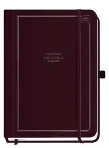 KALENDARZ NAUCZYCIELA 2026/27 B5 BURGUNDY
