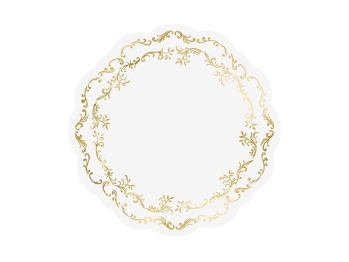 Podkładki pod talerze złoty Ornament 6szt